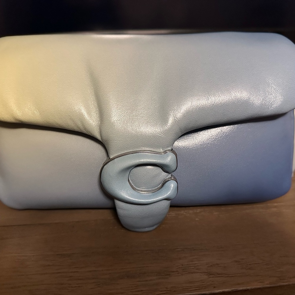 Coach Tabby 26 blue green aqua ombré